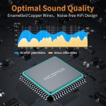 ⁦USB to 3.5mm Audio Jack Adapter, External Sound Card Converter Compatible with Headset, PC, Laptop, Mac, Desktops, Linux, PS4 and More Devices (Grey)⁩ - الصورة ⁦4⁩